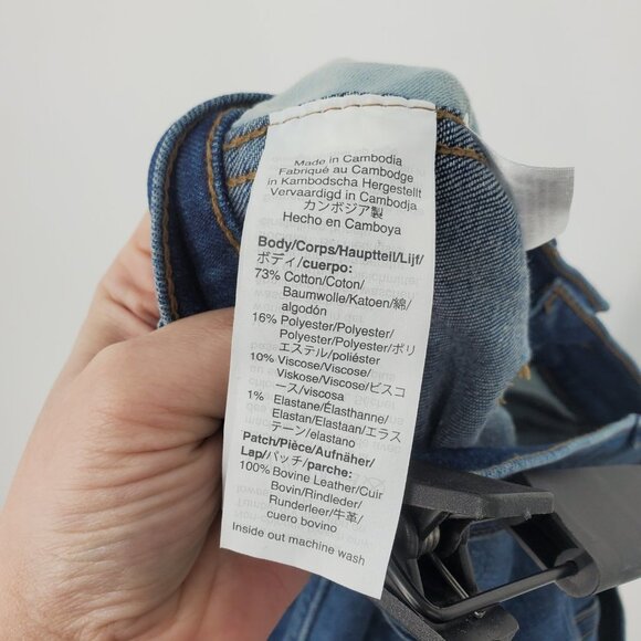 Madewell 10" High Rise Roadtripper Supersoft Jeans In Playford Wash Size 26 - Picture 10 of 11